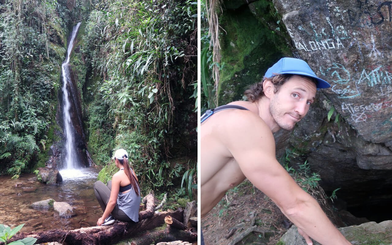 Hiking in Medellin Las Cuevas del Higueron