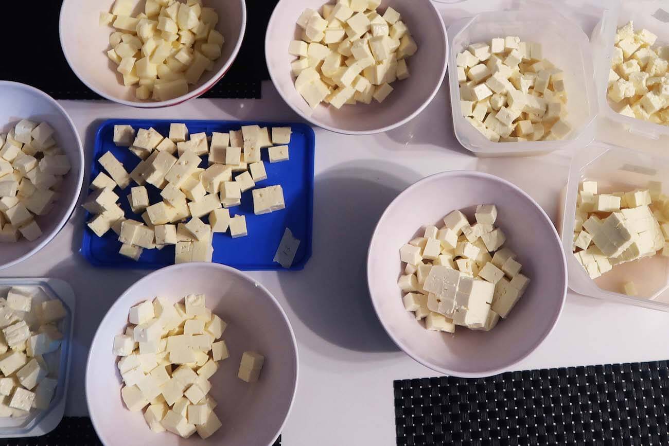 De Colombianske oster satt ut for smaksprøve