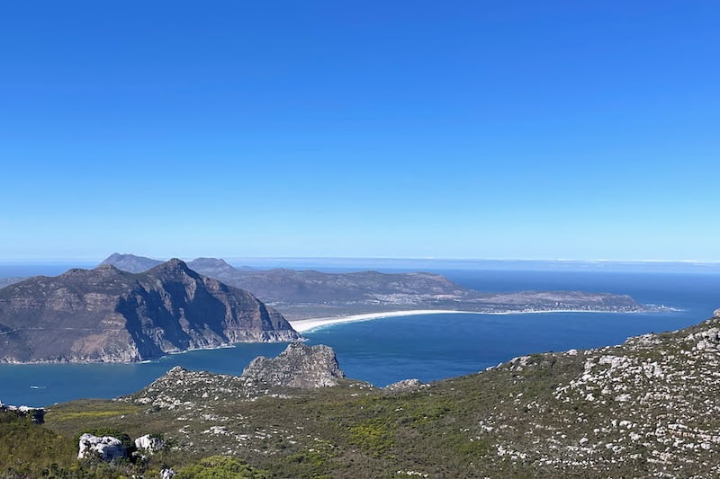 View of the Cape Peninsula.